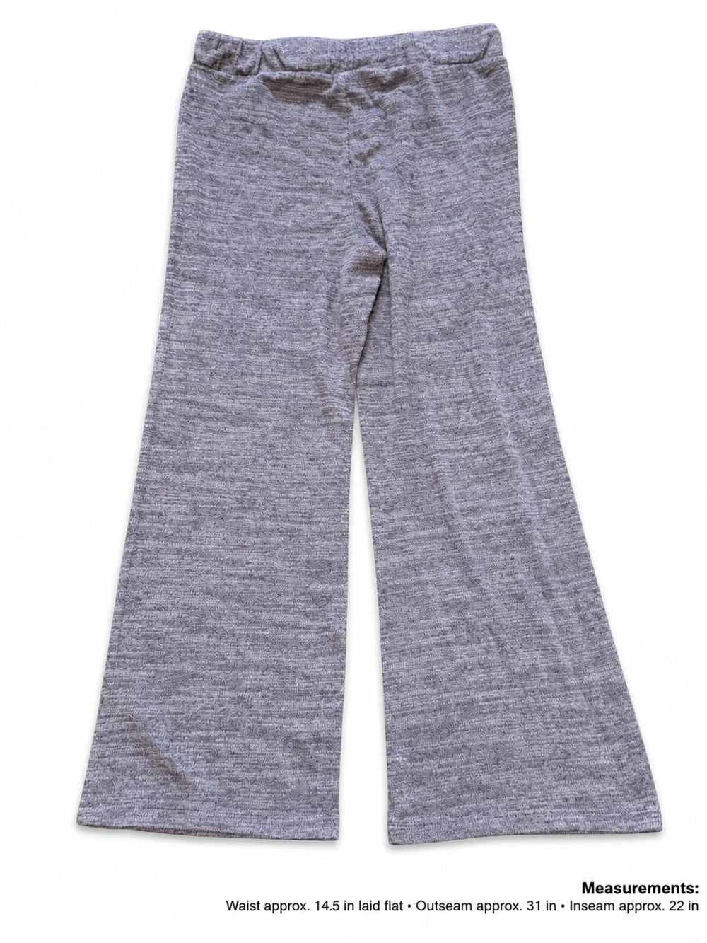 Old Navy Girls Heather Gray Knit Flare Pants L 10
